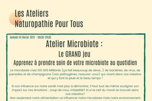 Atelier Microbiote : apprenez à prendre soin de votre microbiote au quotidien + dégustation