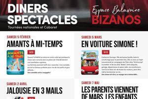 Programmation dîners et/ou spectacles