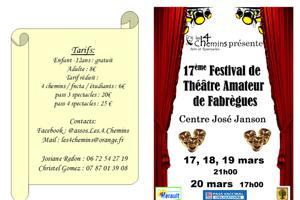 photo 17ème festival de théâtre amateur de Fabrègues