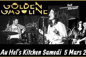 Golden Gazoline en concert au Hel’s KItchen Samedi 5 Mars 21h00