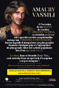 Amaury VASSILI en concert ALLASSAC