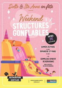 Dolto & Sainte Anne en fête - Weekend structures gonflables