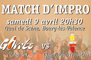 Match d'improvisation Givrés vs Improbiotics