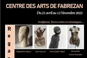  Exposition 1 « regards croisés » « Singularité »   Dessins et sculptures.