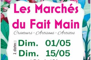 Marché du fait main 15 Mai