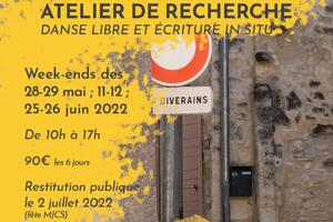 Atelier de recherche - danse libre et écriture in situ