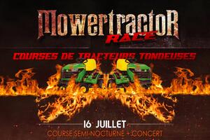 Course de tracteurs tondeuse + Concert