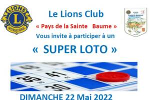 Loto du Lions club Pays de la Sainte Baume