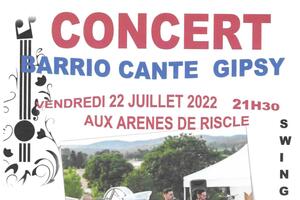 CONCERT BARRIO CANTE GIPSY le 22 JUILLET 2022 à RISCLE