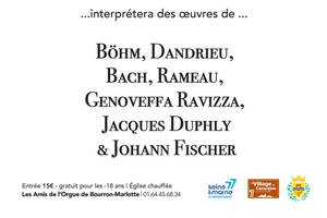 Concert clavecin et orgue par Claudia Schweitzer