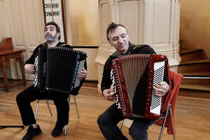 Concert Jazz avec René Sopa Duo Accordéons dans le vent