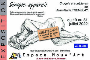 Simple appareil - Exposition de croquis et sculptures de Jean-Marie TREMBLAY