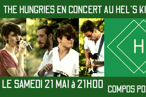 Concert THE HUNGRIES Pop/Funk au Hel’s Kitchen Sarlat le samedi 21 mai 21h00