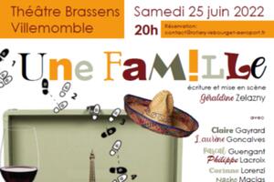 Pièce de théâtre « Une famille » au profit de l’AMSN - Sa 25.06 à Villemomble