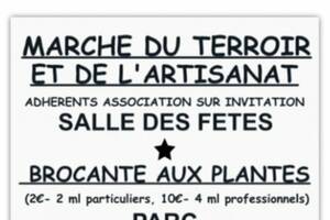 MARCHE DU TERROIR, BOURSE AUX PLANTES