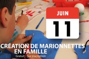 Atelier création de marionnettes en famille