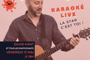 Karaoké Live accompagné par David Kant à la guitare