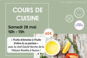 Cours de cuisine avec le chef David Verche