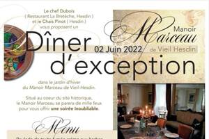 Dîner d’exception au Manoir Marceau de Vieil Hesdin