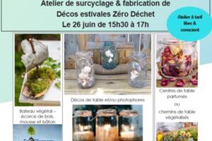 Atelier de surcyclage & décos estivales Zéro Déchet