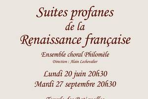 Suites profanes de la Renaissance française