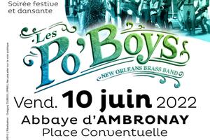 Concert dansant gratuit des Po’Boys Brass Band à l'Abbaye d'Ambronay