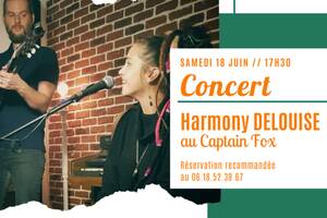 OUESTIVAL Concert d'Harmony DeLouise au Captain Fox