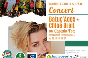 OUESTIVAL Concert Batuc'Ados + Chloé Breit au Captain Fox !