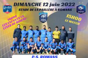 MATCH 1ERE DIVISION - P.S. ROMANS - F.C. VALENCE à 15h00