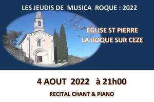 RECITAL CHANT ET PIANO