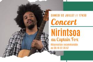 OUESTIVAL Concert de Nirintsoa au Captain Fox