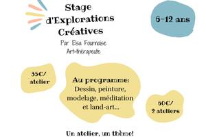 Stages été Explorations Créatives (enfants)