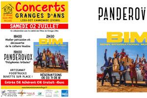 Panderovox et Benin International Musical - Granges d'Ans (24390)