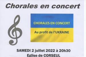 Chorales en concert au profit de l'Ukraine