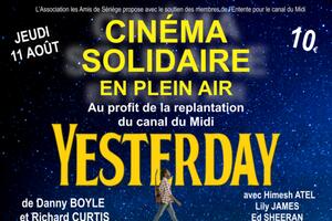 Cinéma Solidaire en Plein Air au profit de la replantation du canal du Midi