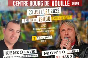 Kenzo David et Mich'To en concert