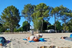 Yin yoga & méditation sonore + option balade Paddle Navarrosse lac