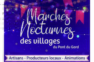 Marché nocturne de Remoulins
