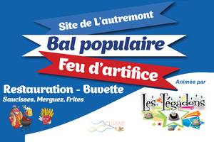 Bal populaire et feu d'artifice le 13 juillet 2022 à Coulon