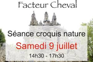 Séance Croquis nature - Palais du Facteur Cheval