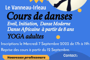 Reprise des cours de danse