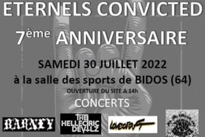 Concert  7ème Anniversaire ETERNELS CONVICTED