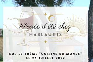 Soirée d'été chez MasLauris