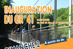 Inauguration du GR®41 - randonnées