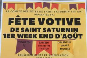 FETE VOTIVE de SAINT SATURNIN LES APT