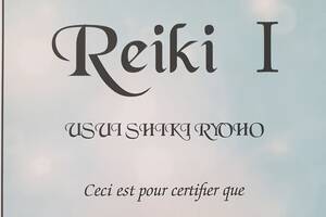 Stage Initiation Reiki Usui 1er degré