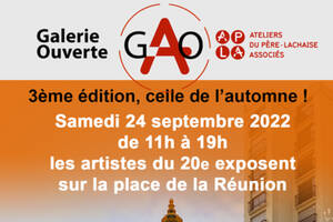 3e Edition de la Galerie Ouverte