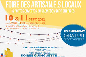 Foire des artisan.e.s locaux & portes ouvertes du showroom FJF ENERGIES