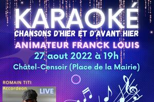 KARAOKE GEANT à CHATEL CENSOIR 