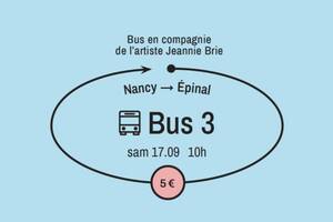 Bus de l’art à destination d’Épinal, en compagnie de l’artiste Jeannie Brie